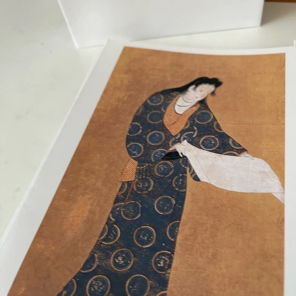MFA Boston Japanese Dancers 20 note cards and 21 envelopes 5 different images